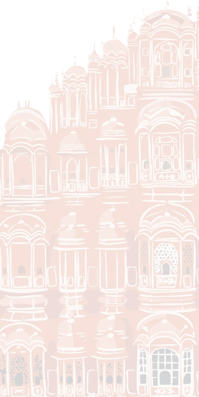 Rajasthan tourism background illustration